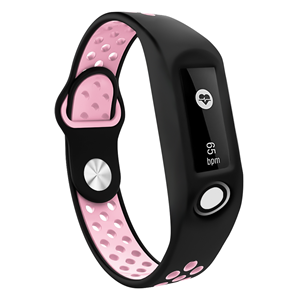 Strap-it TomTom Touch sport bandje (zwart/roze)