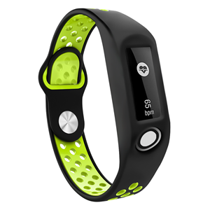 Strap-it TomTom Touch sport bandje (zwart/groen)