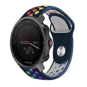 Strap-it Polar Grit X Pro sport band (donkerblauw/kleurrijk)