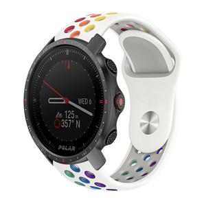 Strap-it Polar Grit X Pro sport band (wit/kleurrijk)