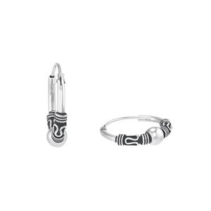 amor Creolen voor dames, 925 Sterling zilver