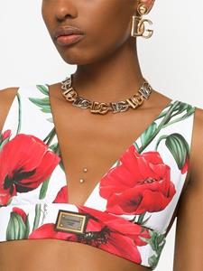 Dolce & Gabbana Choker met logo - Goud