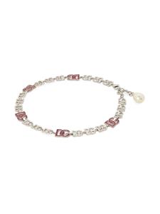 Dolce & Gabbana Halsketting met logo - Zilver