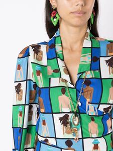 Amir Slama Schakelketting met hanger - Groen