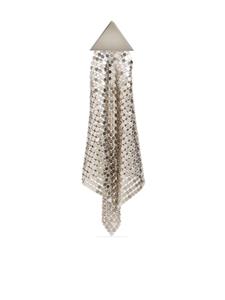Rabanne Flow Pixel mesh oorbellen - Zilver