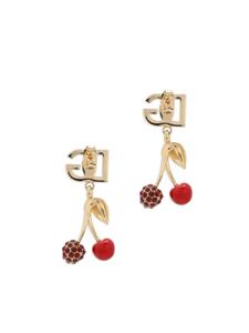 Dolce & Gabbana Oorbellen met logo - Goud