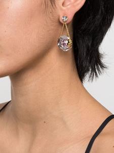 Swarovski Asymmetrische oorbellen - Wit