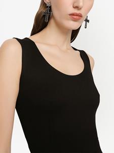 Dolce & Gabbana KIM DOLCE&GABBANA oorbellen met kruis hanger - Zilver