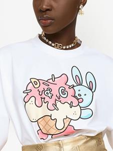Dolce & Gabbana Oorbellen met DG-logo - Goud