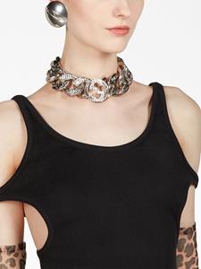 Gucci Choker met GG-logo - Zilver