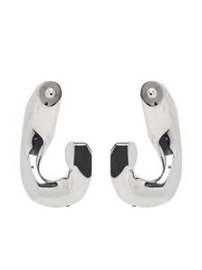 Alexander McQueen chain hoop earrings - Zilver