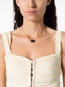 Marni stone-pendant crystal-embellished necklace - Zwart