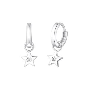 s.Oliver Creolen voor meisjes, 925 Sterling Silver | Star