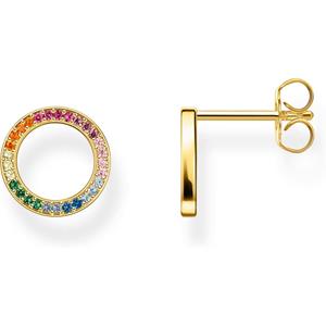 THOMAS SABO Ohrring-Set Thomas Sabo Ohrstecker Regenbogen H1947-996-7 Silber, vergoldet