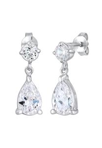 Elli Dames Oor hanger elegant met zirkonia in 925 sterling zilver