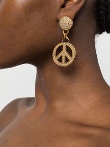 Moschino Oorbellen verfraaid met kristallen - Goud