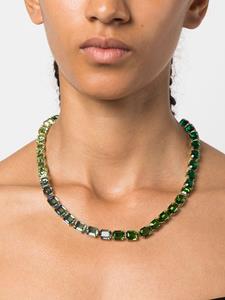 Swarovski Millenia halsketting verfraaid met kristallen - Groen