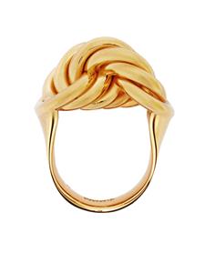 Jil Sander twist-detail handcrafted ring - Goud