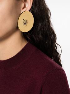 Patou Oorclips met patroon - Goud