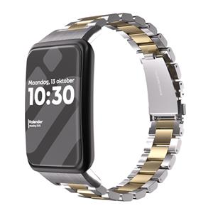 Strap-it Oppo Watch Free stalen bandje (zilver/goud)