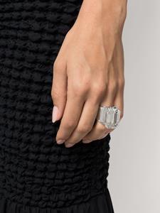Swarovski Ring verfraaid met kristallen - Zilver