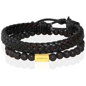 Memphis DUO Mannen Armbanden set Slick-21cm