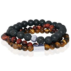 Memphis TRIO Kralenarmbanden set Sunrise-19cm