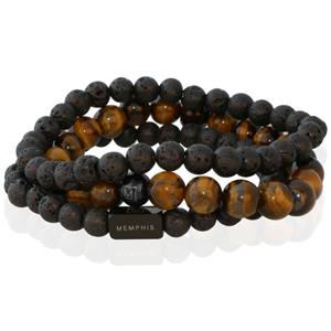 Memphis TRIO Kralenarmbanden set The Astronaut-19cm