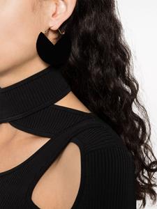 ISABEL MARANT 90º two-tone drop earrings - Goud