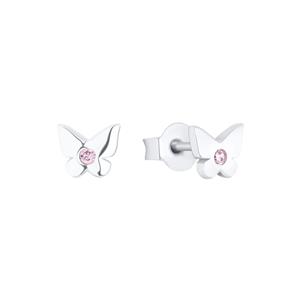 Prinzessin Lillifee Oorbellen voor meisjes, 925 sterling zilver, zirkonia (synth.) | vlinder