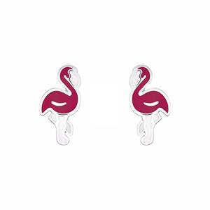 amor Oorbellen voor meisjes, 925 Sterling zilver | Flamingo