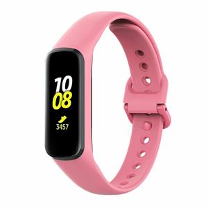 Strap-it Samsung Galaxy Fit 2 siliconen bandje (knalroze)