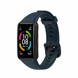 Strap-it Huawei Band 6 siliconen bandje (donkerblauw)