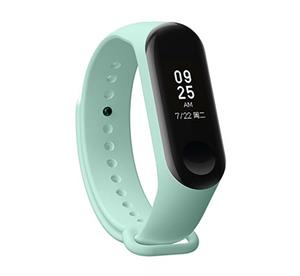 Strap-it Xiaomi Mi band 3 / 4 siliconen bandje (lichtblauw)