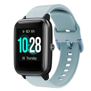 Strap-it ID205L siliconen bandje (lichtblauw)