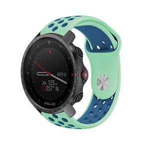 Strap-it Polar Grit X Pro sport band (aqua/blauw)