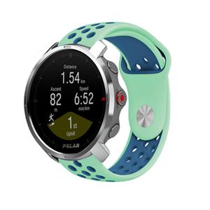 Strap-it Polar Grit X sport band (aqua/blauw)