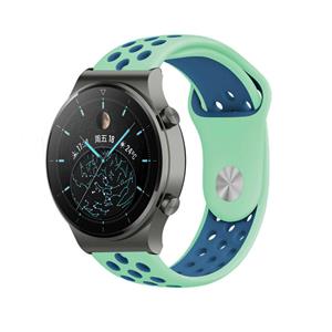 Strap-it Huawei Watch GT 2 Pro sport band (aqua/blauw)