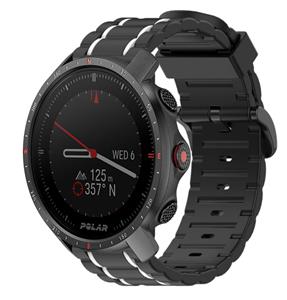 Strap-it Polar Grit X Pro sport gesp band (zwart/wit)