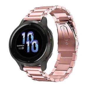 Strap-it Garmin Venu 2s stalen band - 40mm - roze
