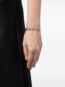 Dolce & Gabbana logo-plaque polished-finish bracelet - Zilver