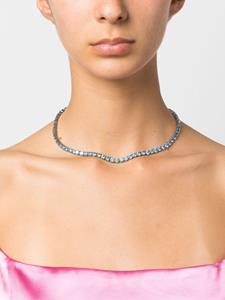 Swarovski Halsketting verfraaid met kristallen - Blauw