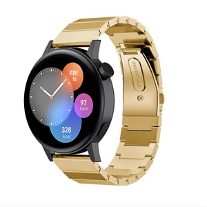 Strap-it Huawei Watch GT 3 42mm metalen bandje (goud)