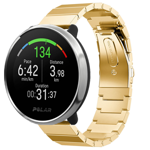 Strap-it Polar Unite metalen bandje (goud)