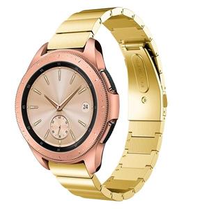 Strap-it Samsung Galaxy Watch 42mm metalen bandje (goud)