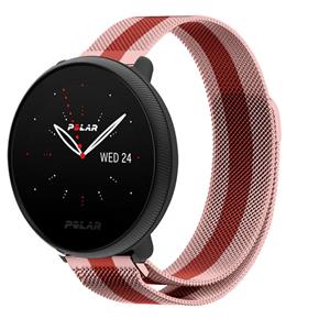 Strap-it Polar Ignite 2 Milanese band (rood/roze)