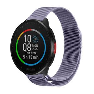 Strap-it Polar Pacer Milanese band (lichtpaars)