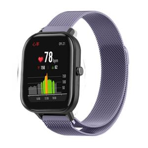 Strap-it Xiaomi Amazfit GTS Milanese band (lichtpaars)