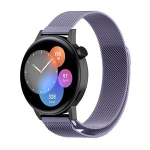 Strap-it Huawei Watch GT 3 42mm Milanese band (lichtpaars)