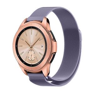 Strap-it Samsung Galaxy Watch Milanese band 42mm (lichtpaars)